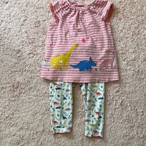 Baby boden Dino two piece set